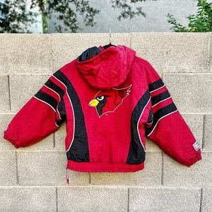 Kids Medium Vintage AZ Cardinals Proline Starter Jacket